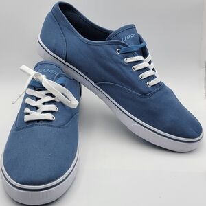 Lugz Men's Denim Blue Sneakers with White Accents SIZE 16 ‎ #1667